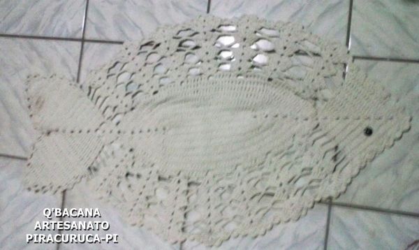 Tapete em formato de Peixe